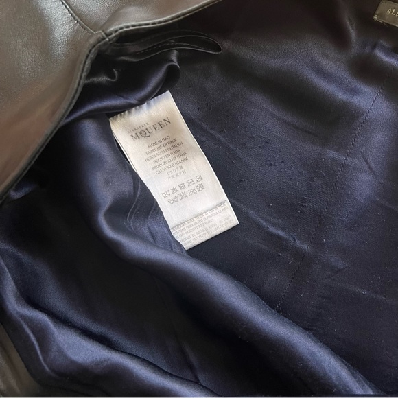 Alexander McQueen leather ruffle skirt - Picture 8 of 11